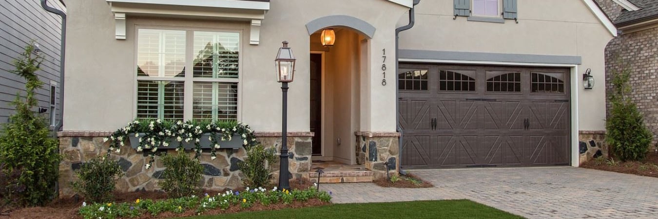 Exterior view of home with shutters